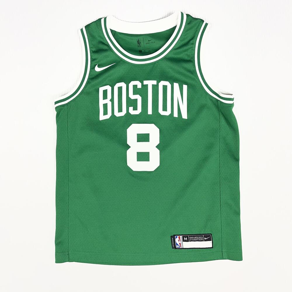 Boston Celtics Jersey Boys Medium Green NBA Basketball Kemba Walker 8 Nike